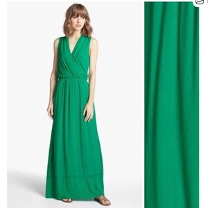 Ella Moss Vibrant Green Maxi Dress
